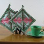 Green Potholders