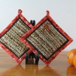 Orange Potholders