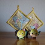 Yellow Potholders